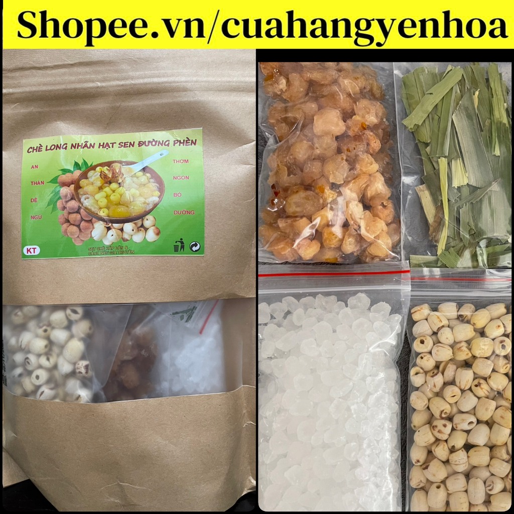 Set Chè Long Nhãn Hạt Sen