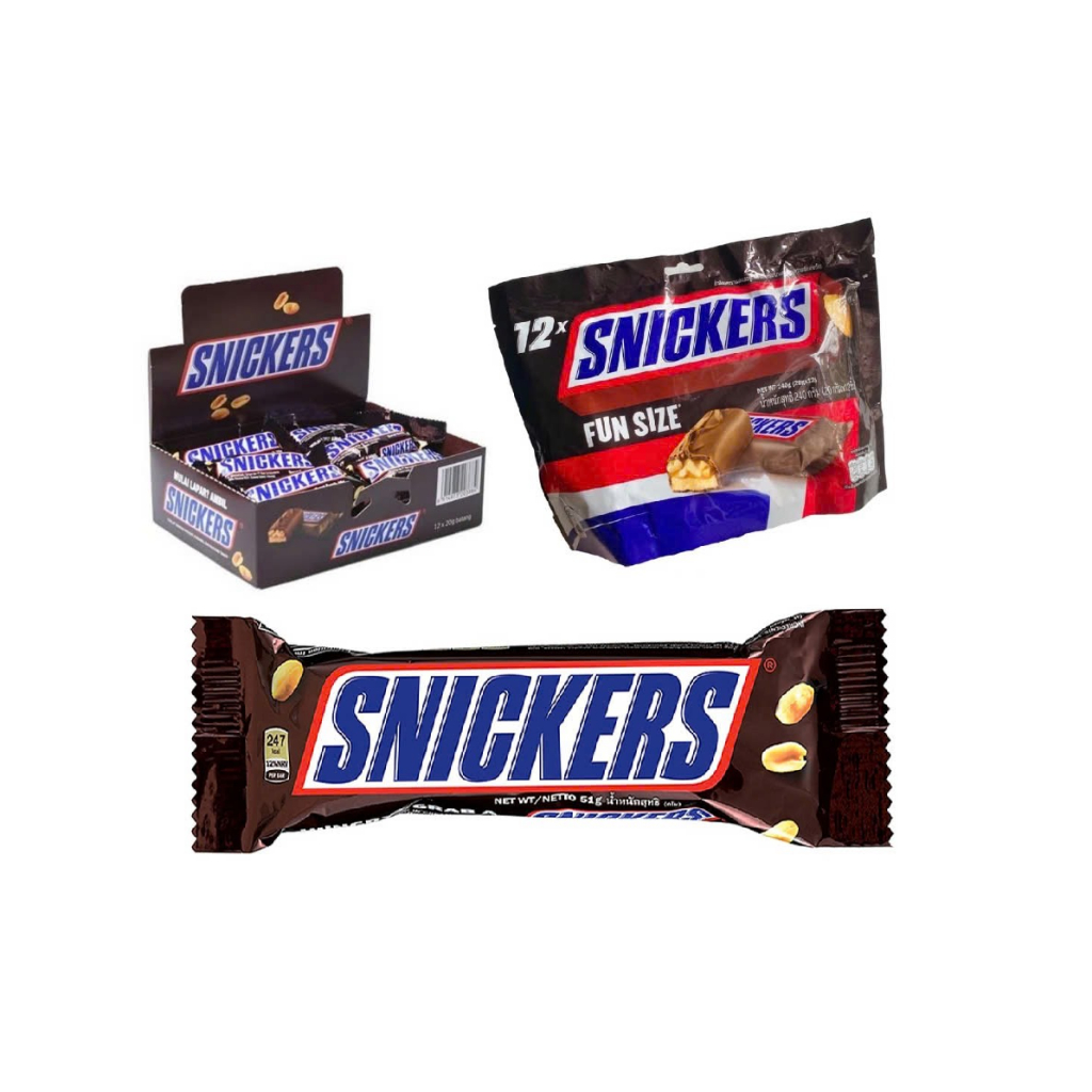 Kẹo Sôcôla Snickers Nhân Đậu Phộng Chocolate