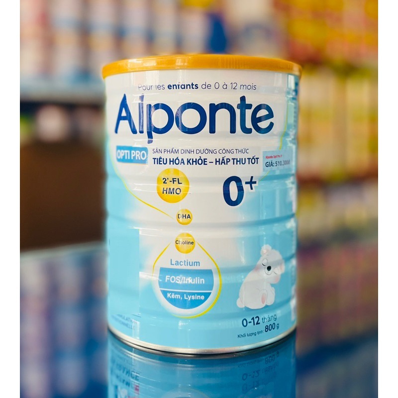 Sữa Bột Alponte Optipro 0+ 800g (HSD 2028)