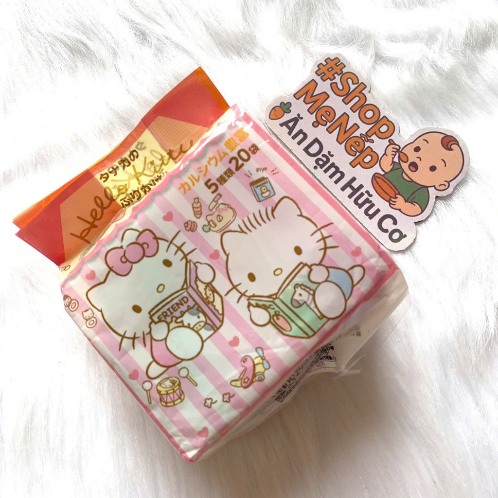 (T11/26) RẮC CƠM HELLO KITTY CHO BÉ TỪ 8 THÁNG