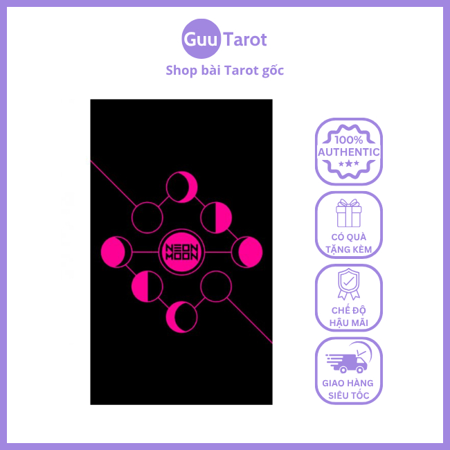 Bộ Bài Neon Moon Tarot (Guu Tarot Shop)