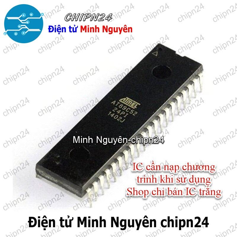 [1 con] (DIP) IC AT89C52 DIP-40 (89C52)