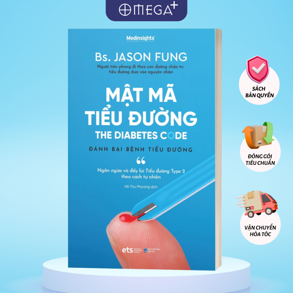 Sách Mật Mã Tiểu Đường - The Diabetes Code: Đánh Bại Bệnh Tiểu Đường (Tái Bản Mới Nhất)