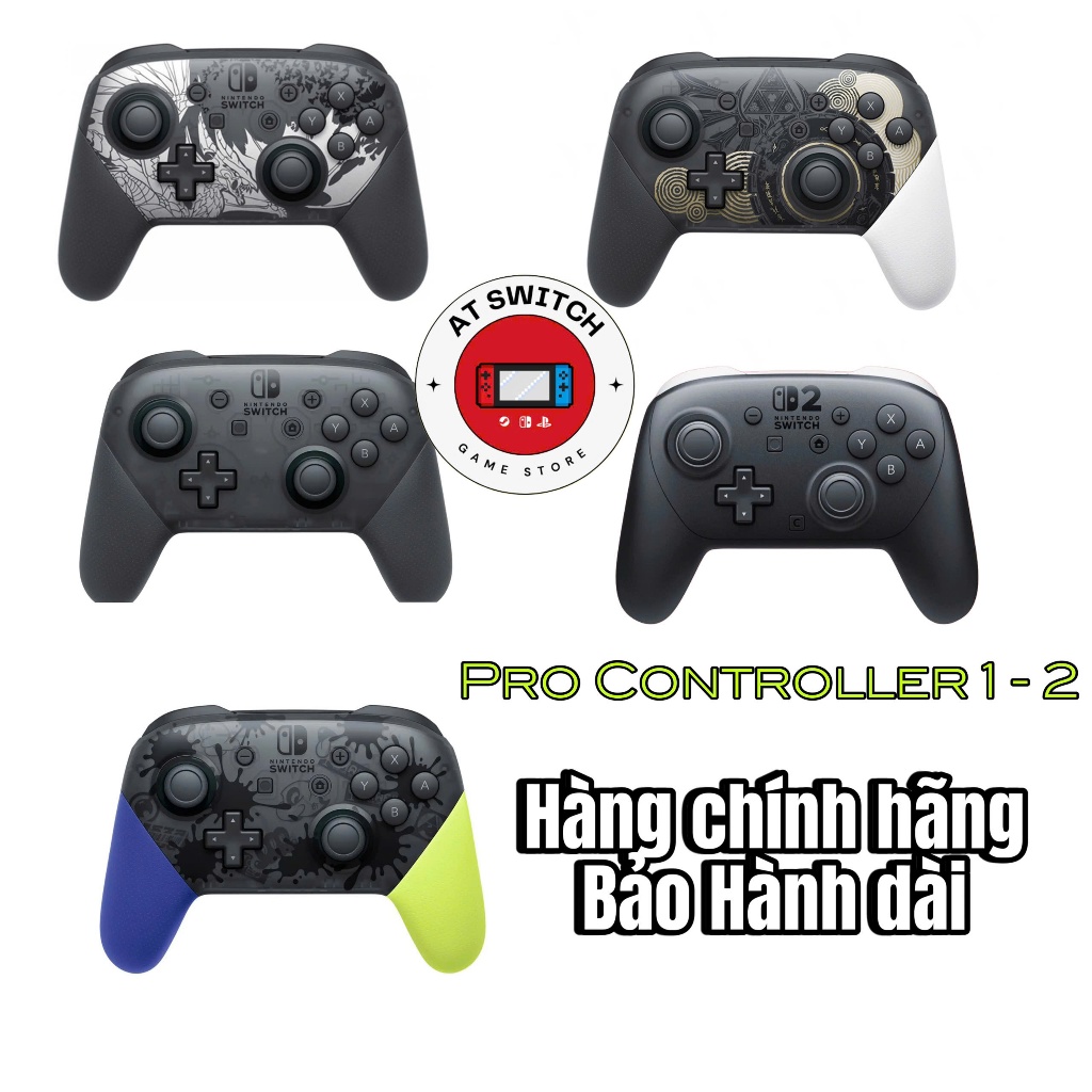 TAY CẦM NINTENDO PRO CONTROLLER - SWITCH 1 2