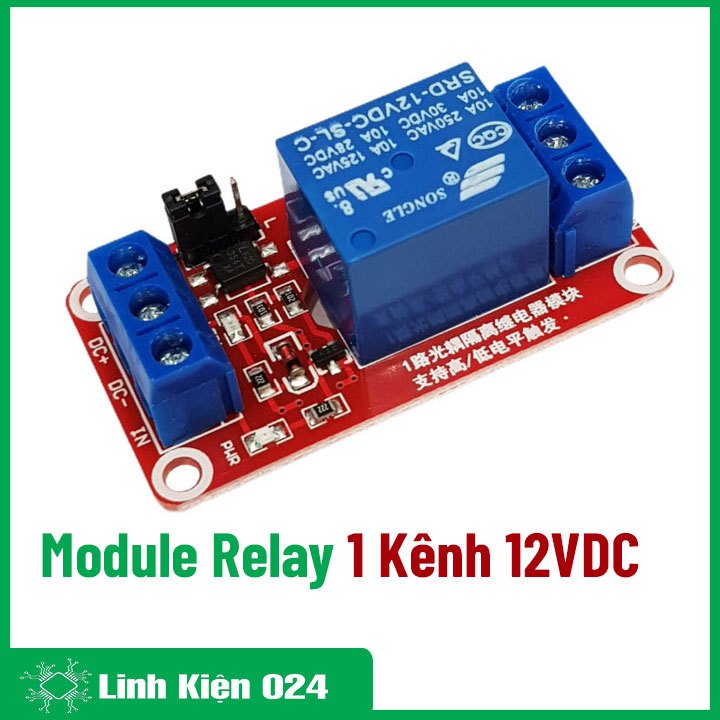 Module Relay 12VDC 1 Kênh H/L
