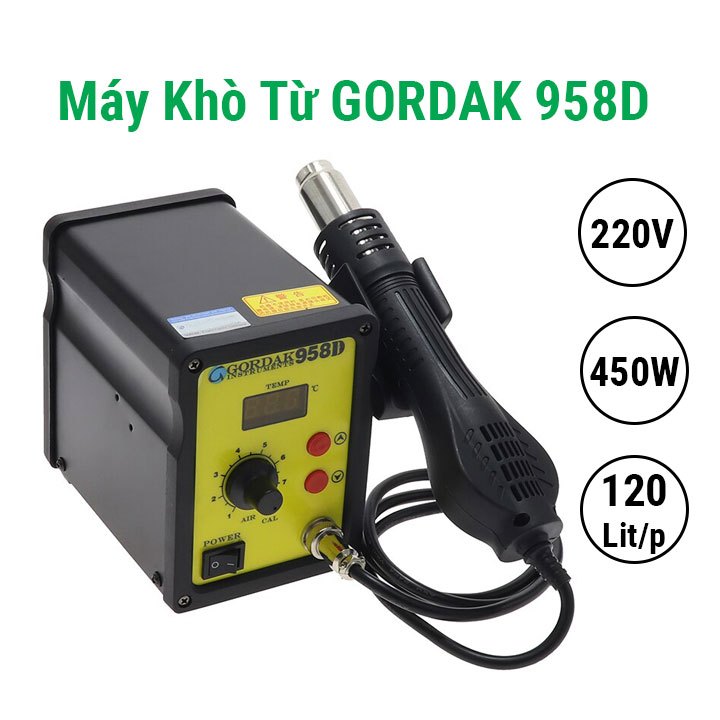 Máy Khò Từ GORDAK 958D