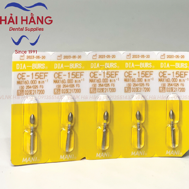 Mũi khoan Dia-Burs MANI FO - BÚP LỬA, NGỌN LỬA