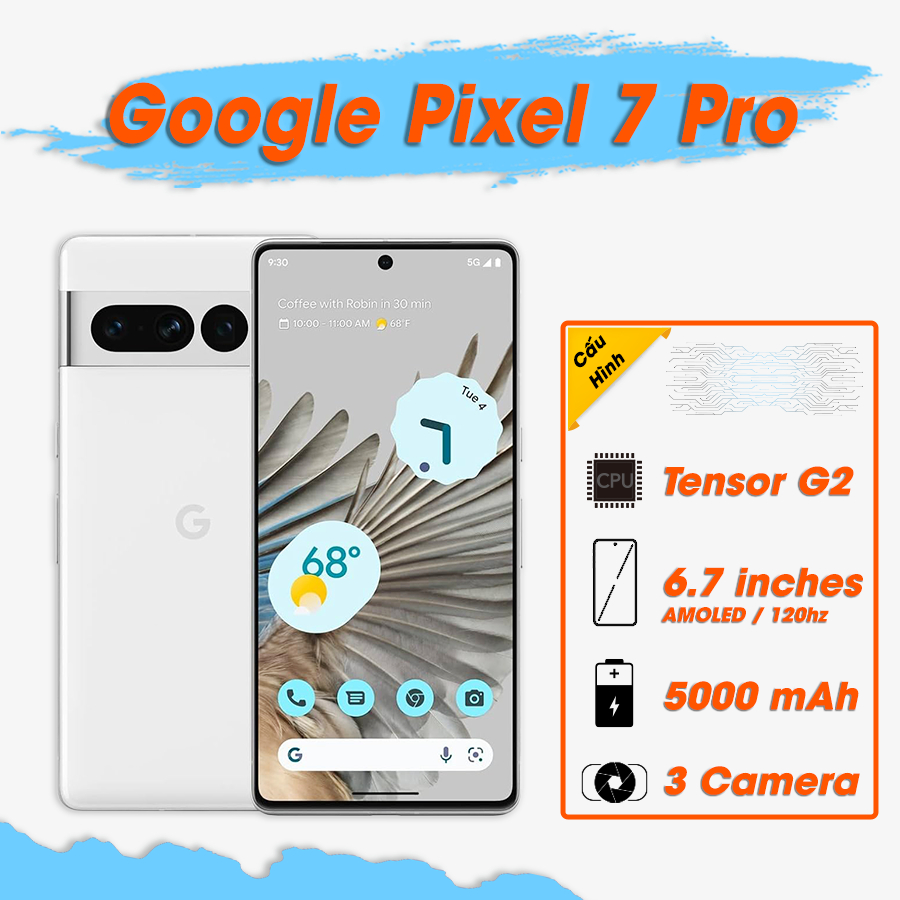 Điện thoại Google Pixel 7 Pro Quốc Tế | FTC Shop