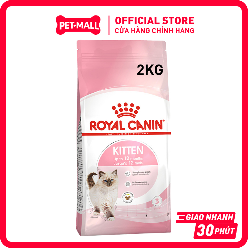 Thức Ăn Hạt Cho Mèo Con Royal Canin KITTEN 400g / 2kg - Cho Mèo Dưới 12 Tháng Tuổi Petmall