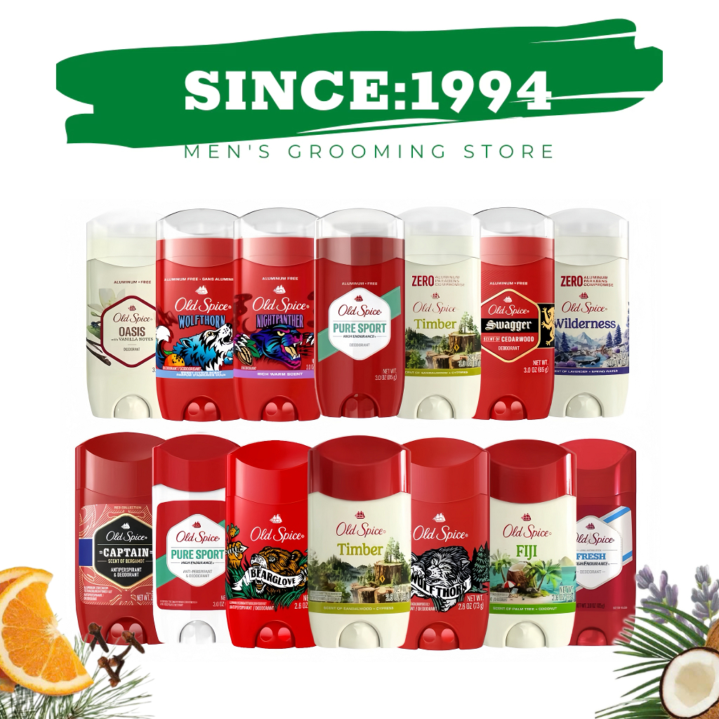 OLD SPICE | Lăn Sáp Khử Mùi Old Spice Bearglove, Wolfthorn, Timber, Fiji, Sport, Fresh Nhập Khẩu |