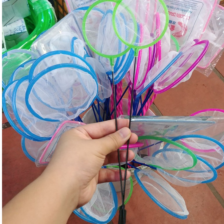 Vợt cá mini 5cm – Chuyên dụng cho cá bảy màu, cá tép cảnh, lưới mềm chống xước