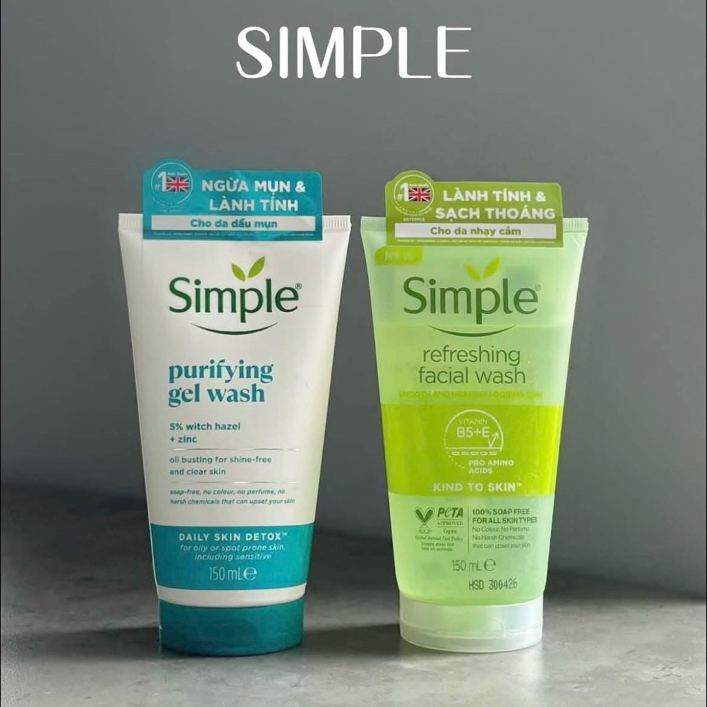 SỮA RỬA MẶT SIMPLE
