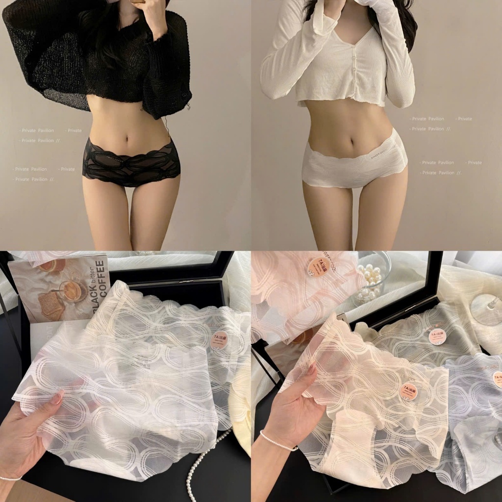 (Được Chọn Màu) Set 5 Quần Lót Nữ Su Lụa Tàng Hình Siêu Mỏng Nhẹ Mẫu Mới Nhất Siêu Hot 2386 LILIRIA
