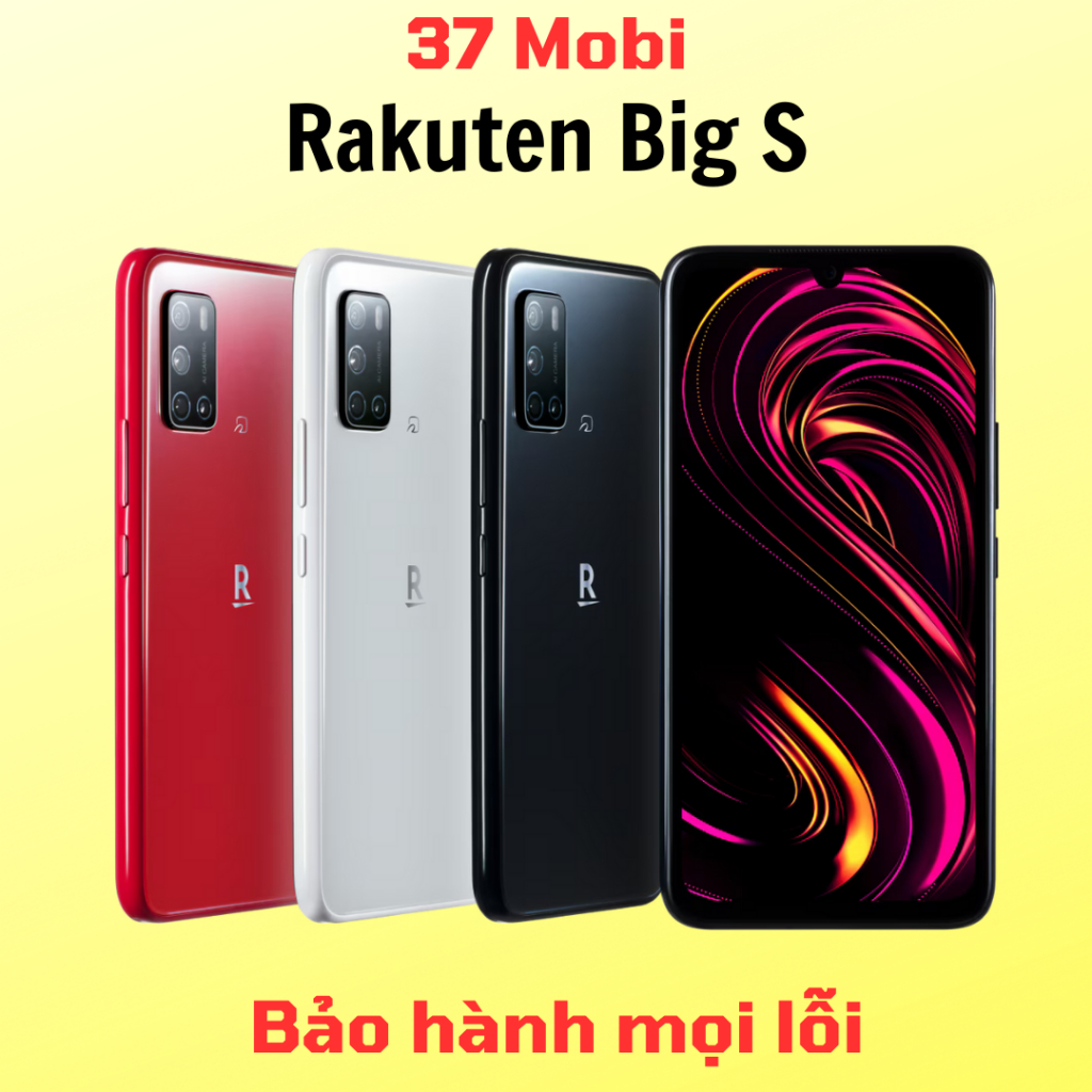 Điện thoại Rakuten Big S màn AMOLED 6.4 inch - Snapdragon 765G ram 6G 128G