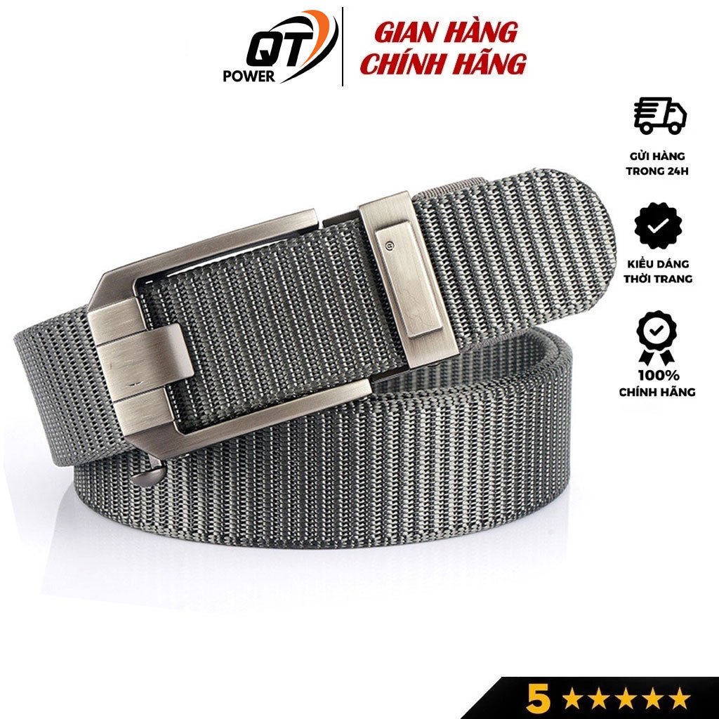 (HÀNG LOẠI 1) Thắt lưng Nam dây nịt nam vải dù TS01 Khóa tự động không gỉ tiện lợi, siêu bền