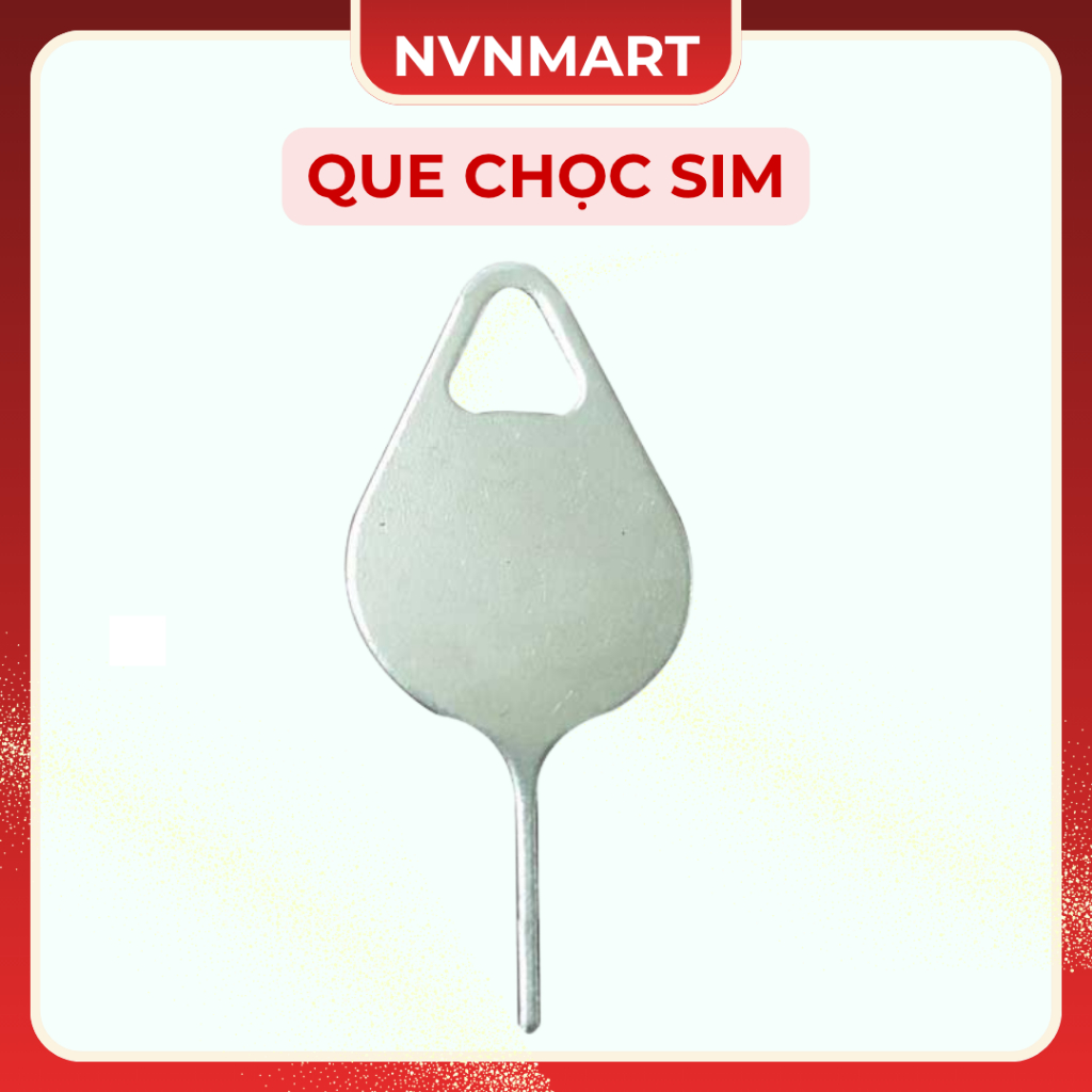 10 Que Chọc SIM Bằng Thép Cao Cấp Siêu Bền Siêu Đẹp dùng cho mọi dòng điện thoại cực kì tiện lợi