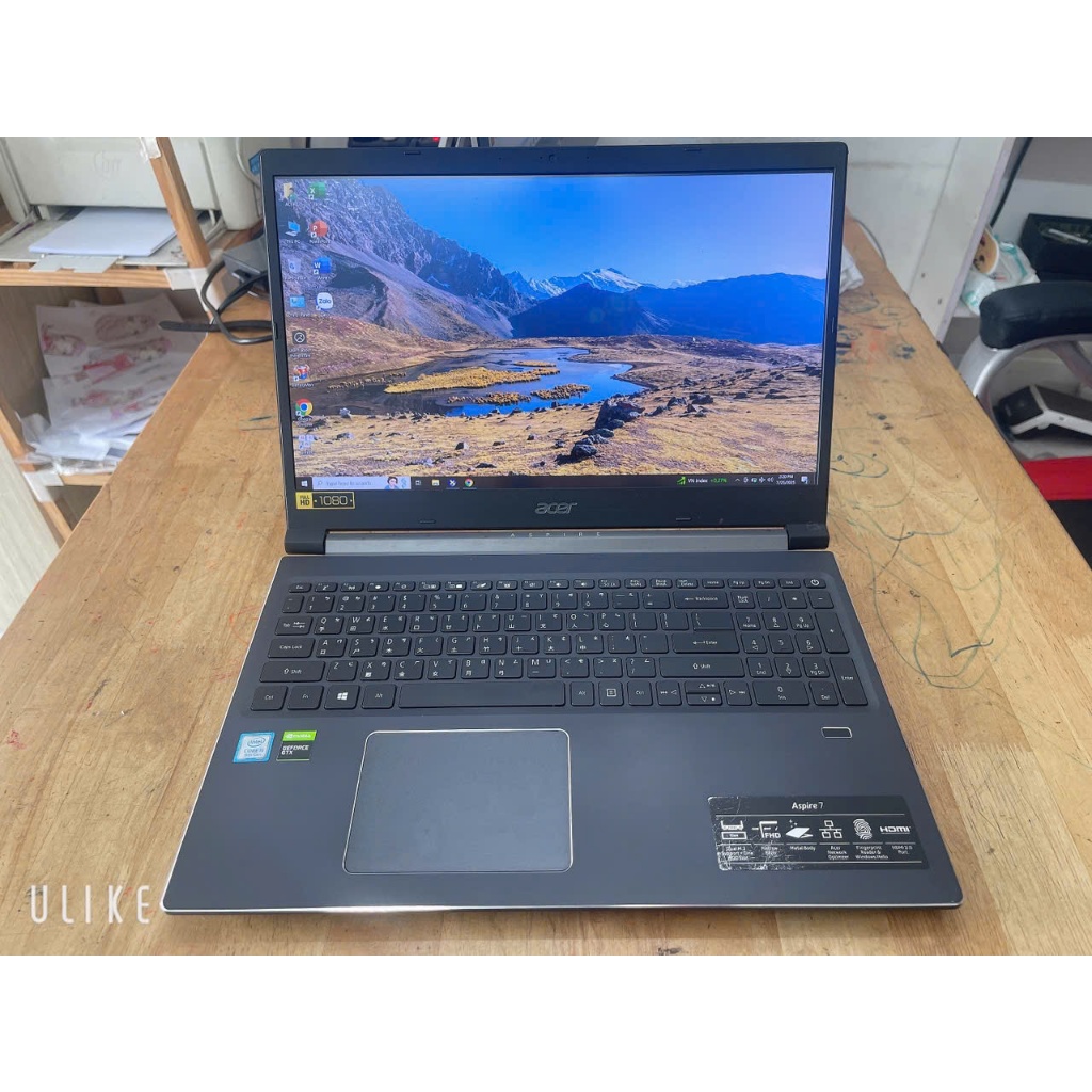ACER GAMING A715-74G CORE I5 9300H RAM 16G SSD 512G 15.6INCH FHD GTX 1650