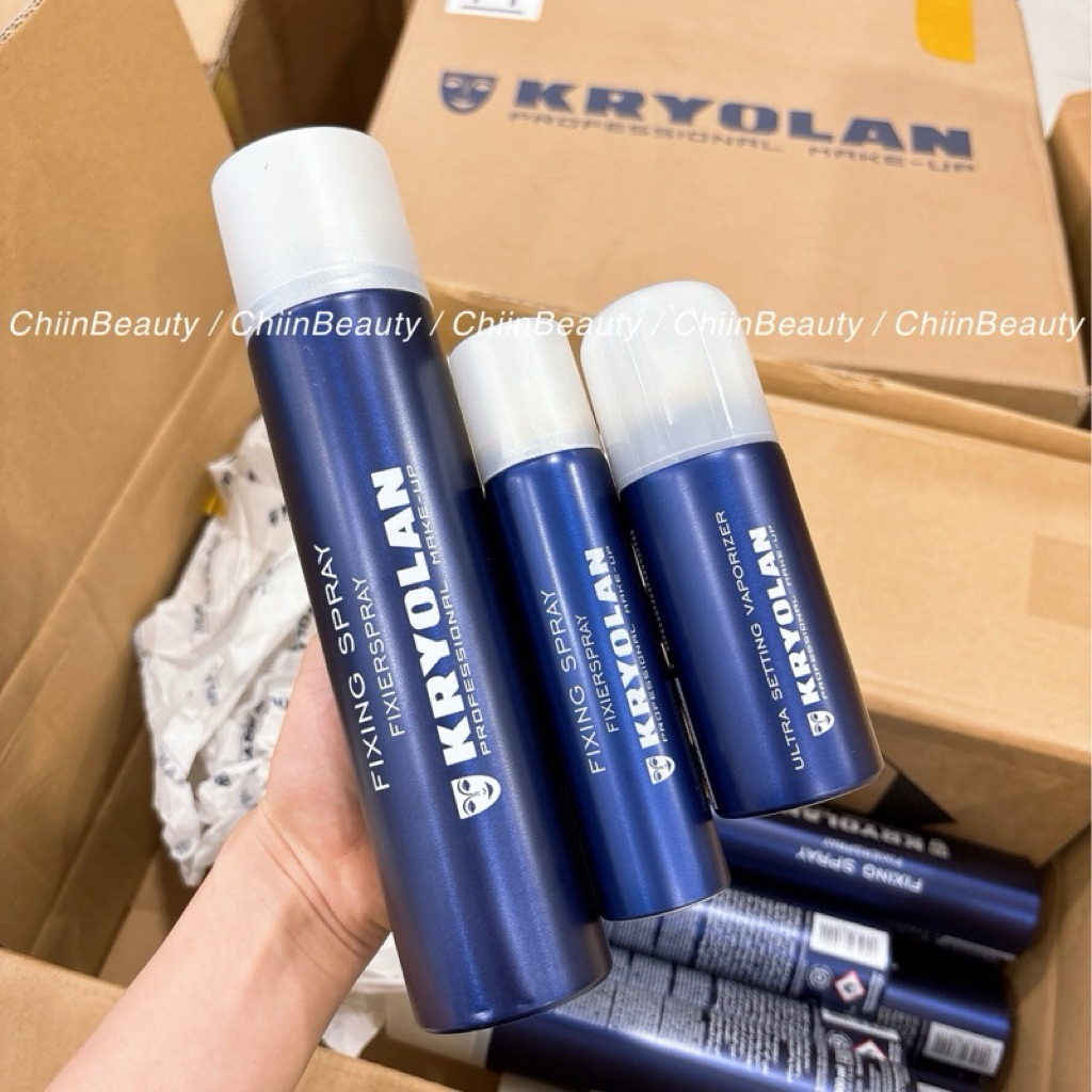 Xịt khoá nền KRYOLAN Setting Spray 75ml, 100ml, 300ml