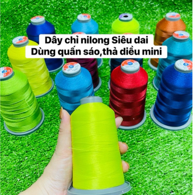 Dây chỉ nilong Siêu dai dùng quấn sáo,thả diều mini,khâu đồ da