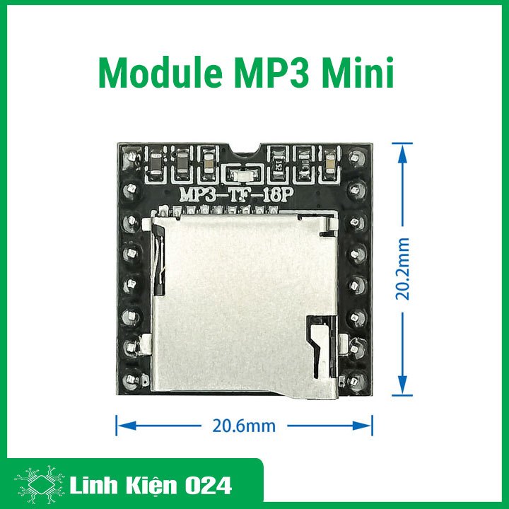Module MP3 Mini Player FOR-ARDUINO DFPLAYER