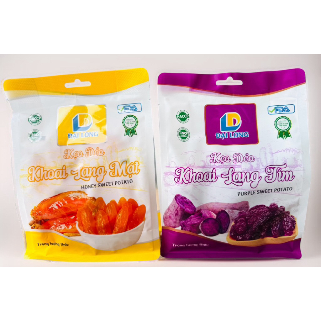 Kẹo dẻo Khoai Lang Mật/Tím Đại Long Cốt trái cây 300g