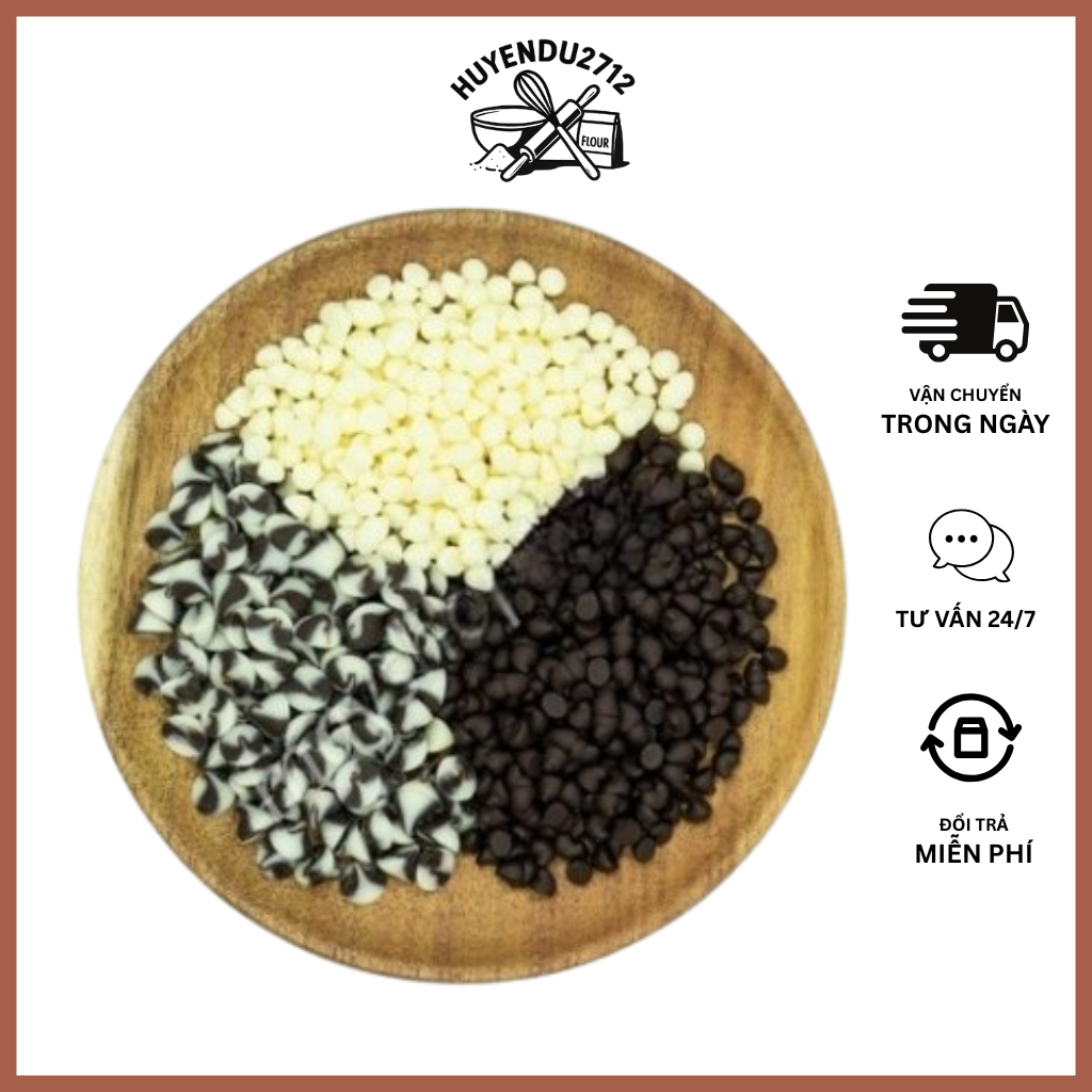 Socola chip 100g / chocolate / sô cô la (trời nóng dễ chảy cân nhắc khi mua)