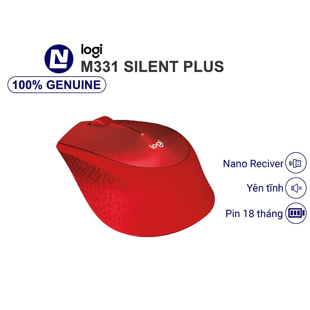 Chuột không dây Logitech M331 Silent