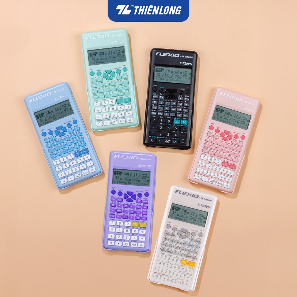 Máy tính khoa học Thiên Long Flexio Fx799VN - Máy tính học sinh, sinh viên, bảo hành 7 năm, được phép mang vào phòng thi