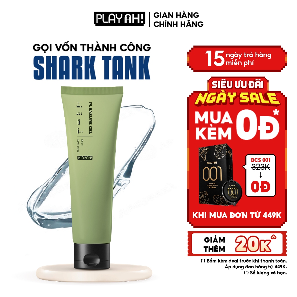 Gel Bôi Trơn PlayAh Gốc Nước Pleasure Gel 100ml