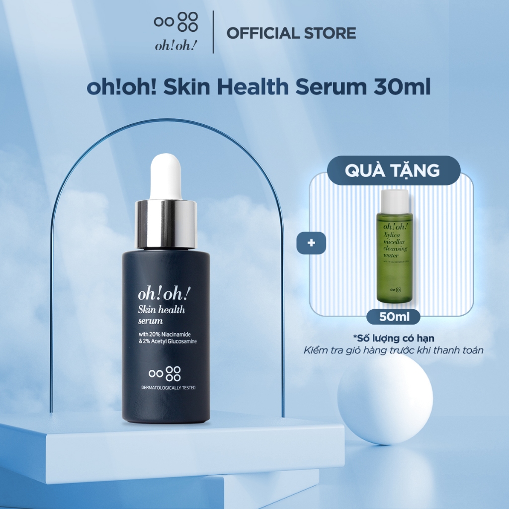 Tinh Chất Kiểm Soát Bã Nhờn Và Dưỡng Sáng Mờ Thâm oh!oh! Skin Health Serum 10ml/30ml