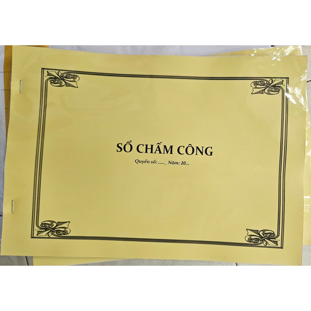 Sổ chấm CÔNG A4 nhân viên