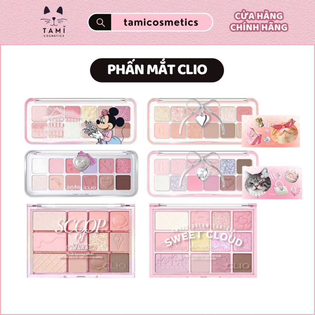 Bảng Phấn Mắt Clio Pro Eye Palette / Clio Shade & Shadow Palette