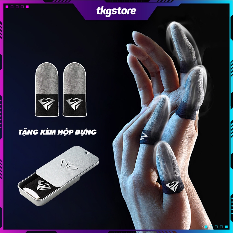 Bao tay chơi game Shezi S4 / Shezi S5 chất liệu sợi bạc siêu dẫn siêu nhạy chơi game Mobile