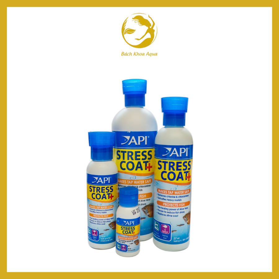 Xử lí nước API STRESS COAT chính hãng 118ml/237ml/473ml và chai chiết 79ml