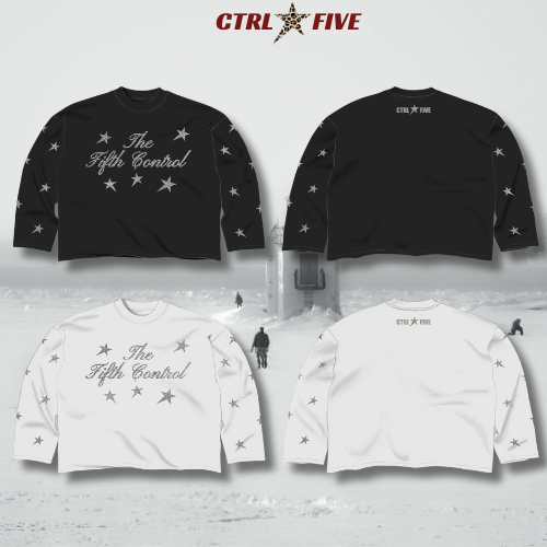 Áo Thun Local Brand CTRL FIVE Kim Tuyến FIFTH CONTROL Long Sleeve Form BOXY Vải Cotton 2 chiều 270gsm Unisex