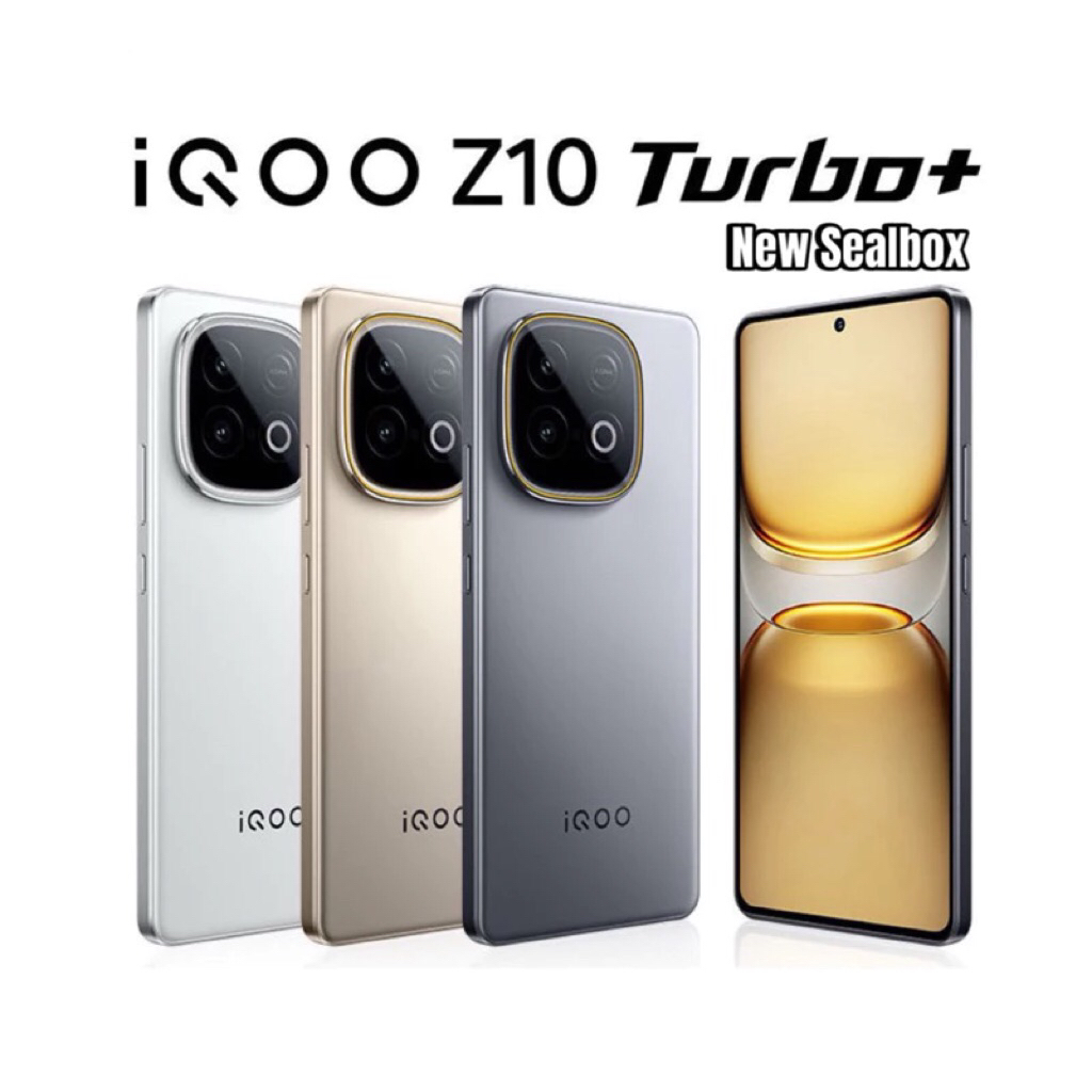 Điện thoại iQOO Z10 Turbo Plus bản nội địa mới nguyên seal hộp, hiệu năng khủng, màn đẹp,pin 8000 siêu trâu cho game thủ