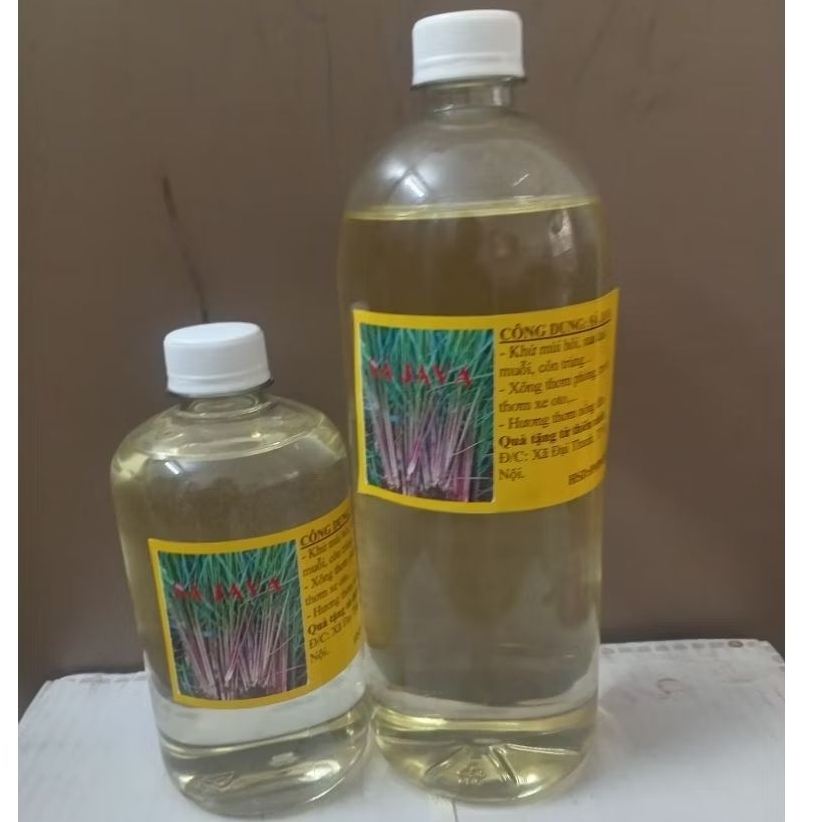 Tinh Dầu Sả Java xông phòng, đuổi muỗi chai 500ml-1 Lít