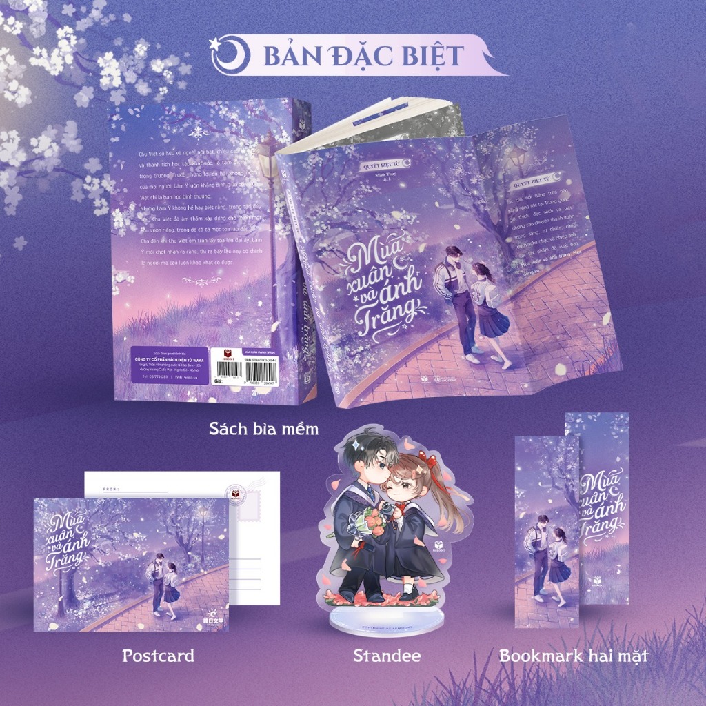 Sách - Mùa xuân và ánh trăng - Bản thường - Quyết Biệt Từ - Waka