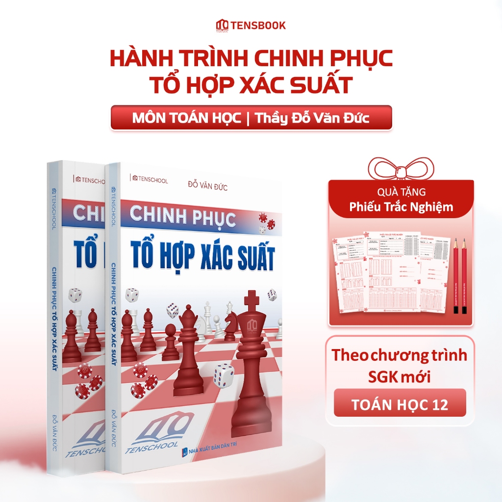 Sách Hành Trình Chinh Phục Tổ Hợp Xác Suất thầy Đỗ Văn Đức