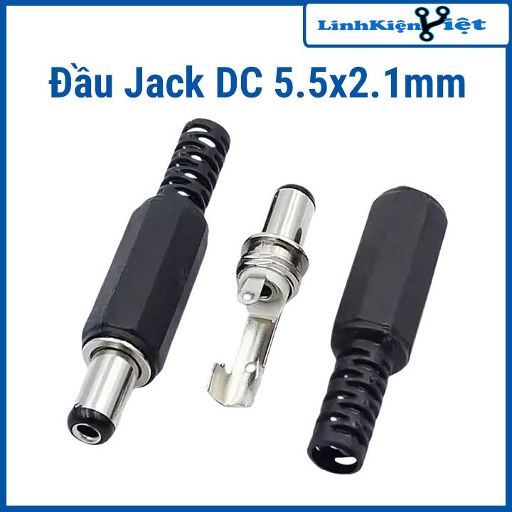 Đầu Jack DC 5.5x2.1mm ( đực )