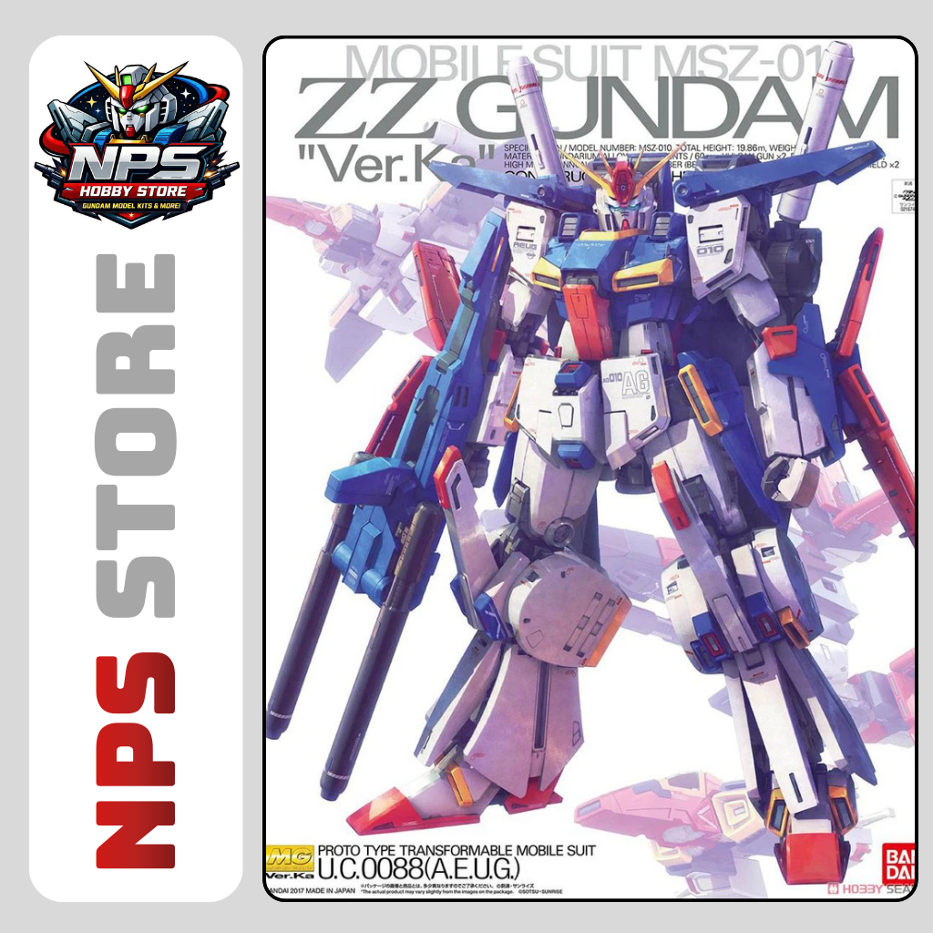 Mô hình lắp ráp MG 1/100 ZZ Gundam Ver Ka chính hãng Bandai