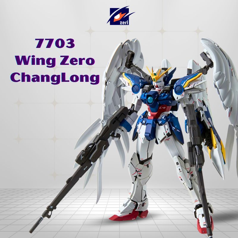 Mô Hình Lắp Ráp Wing Zero 7703 ChangLong Tặng Kèm Decan Nước Và Base