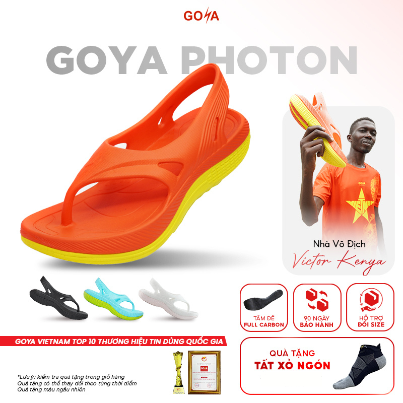 Dép Thể Thao Chạy Bộ Đế Full Tấm Carbon GOYA PHOTON Năm 2026 2- Công Nghệ SKYBOUNE TM EVA Thấu Quang