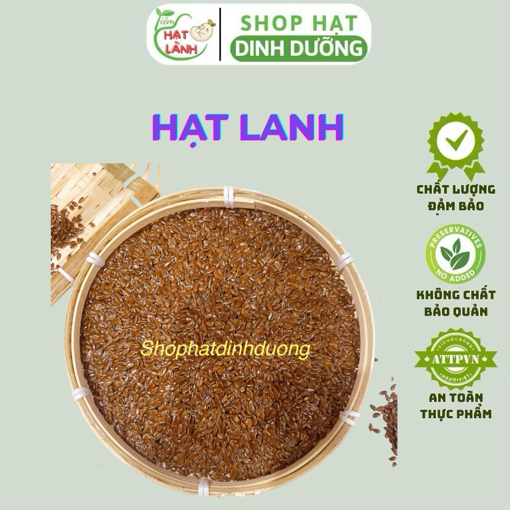 Hạt lanh nâu canada 500Gr
