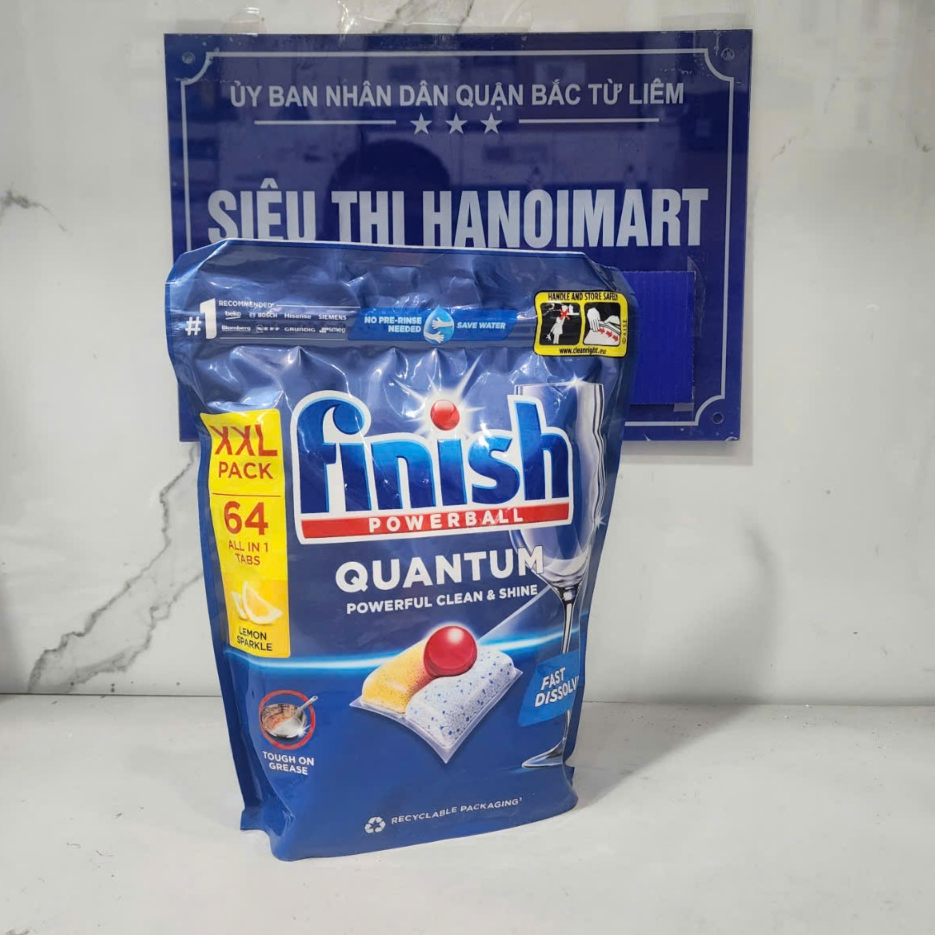 Viên rửa bát Finish Quantum Max bán lẻ