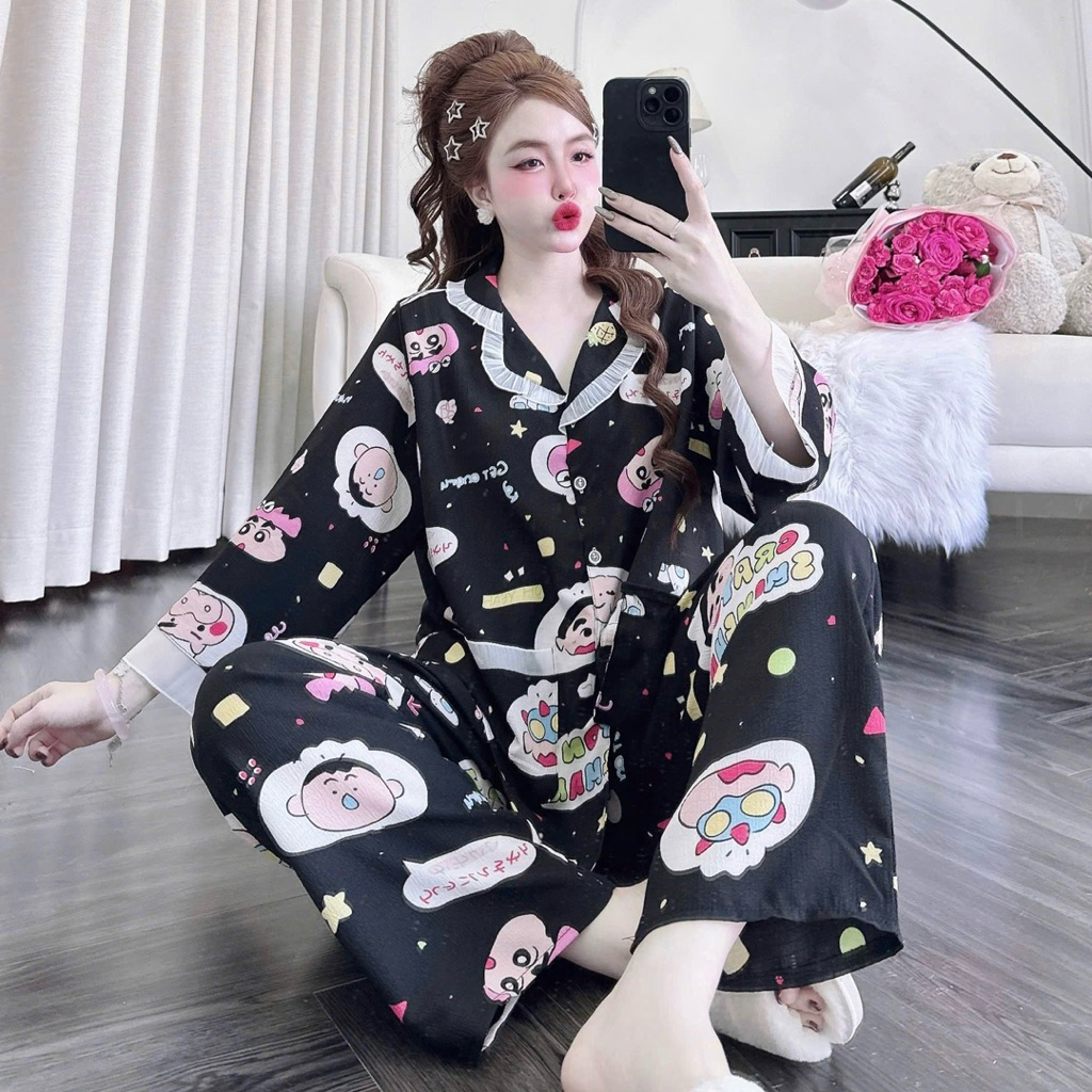 (Bigsize 50-100kg) Đồ bộ chuẩn Bigsize, Đồ bộ mặc nhà cao cấp