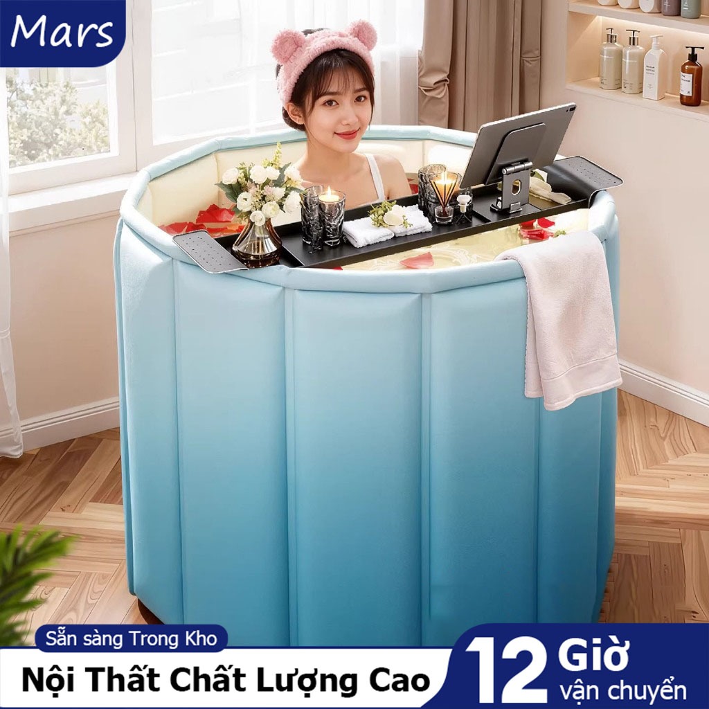 𝐌𝐚𝐫𝐬 Bồn Tắm Gấp Gọn Cho Người Lớn xô tắm gia đình dày cách nhiệt lắp đặt miễn phí Bồn tắm chắc chắn chịu lực