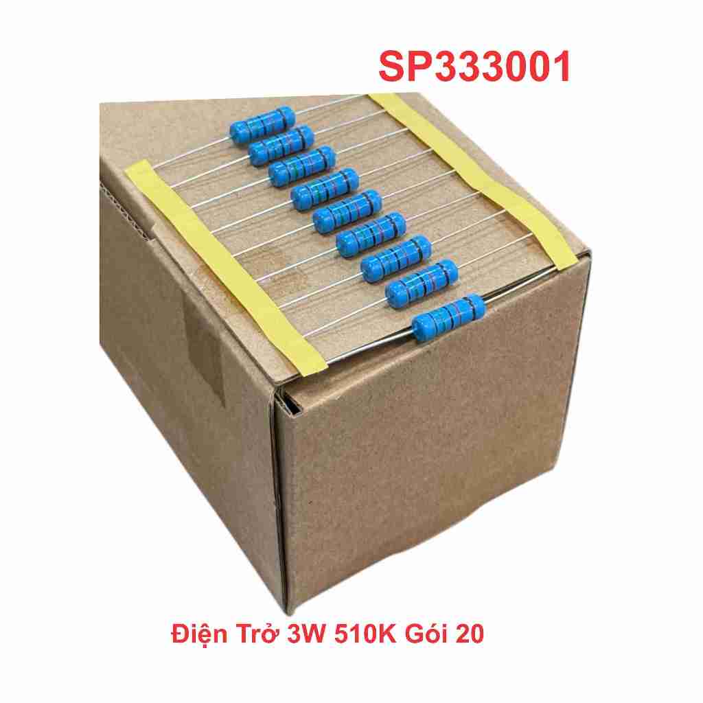 Điện Trở 3W 510K Gói 20
