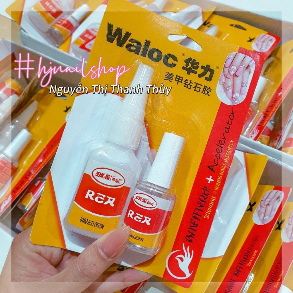 Keo bê tông waloc gắn móng tay