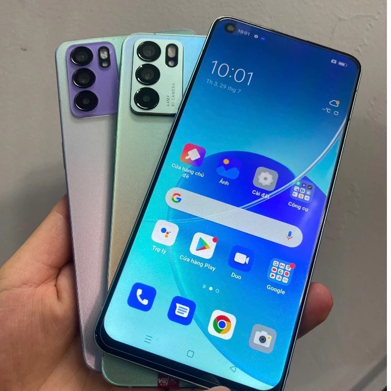 Điện thoại Oppo Reno6 5G (8+128GB) Đẹp keng,chip Dimensity 900 lõi 8 siêu mượt